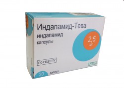 Индапамид-Тева капс. 2.5 мг 30 шт.