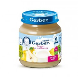 Пюре Gerber груша сливки 125 г