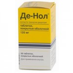 Де-Нол, таблетки покрытые пленочной оболочкой 120 мг 112 шт