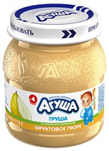 Пюре Агуша груша без сахара с 4 мес 200 г