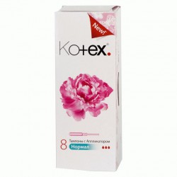 Тампоны Kotex нормал с аппликатором 8 шт.